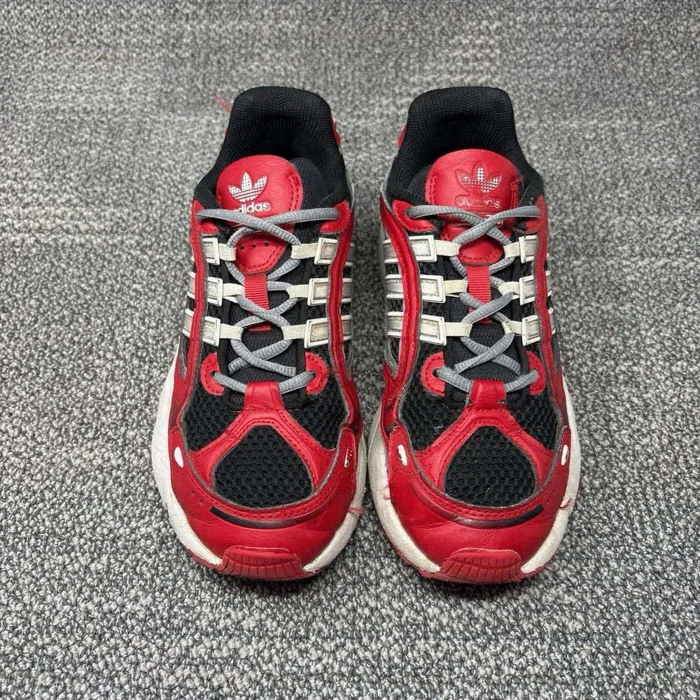 Adidas Ozmillen JH7152 Shoes Mens 5.5 Red Black Silver Y2K Chunky Sneakers